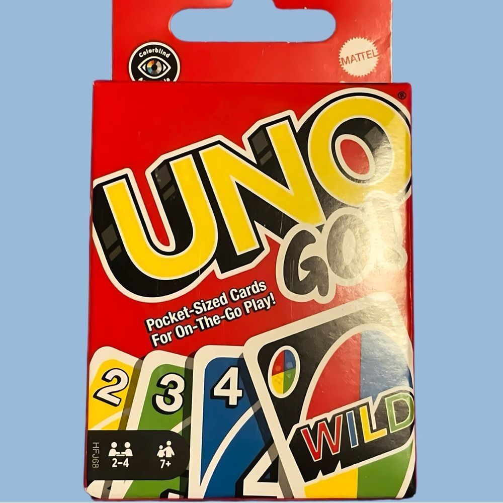 NWT NIB UNO GO! POCKET SIZED CARDS FOR PLAY ON THE GO!